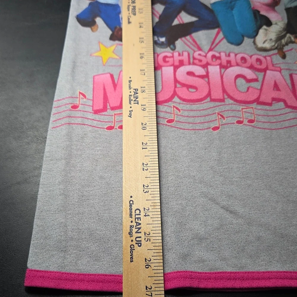 Disney High School Musical Nightgown Kids 8/10 Pink Grey Good Y2K Sleep Dress